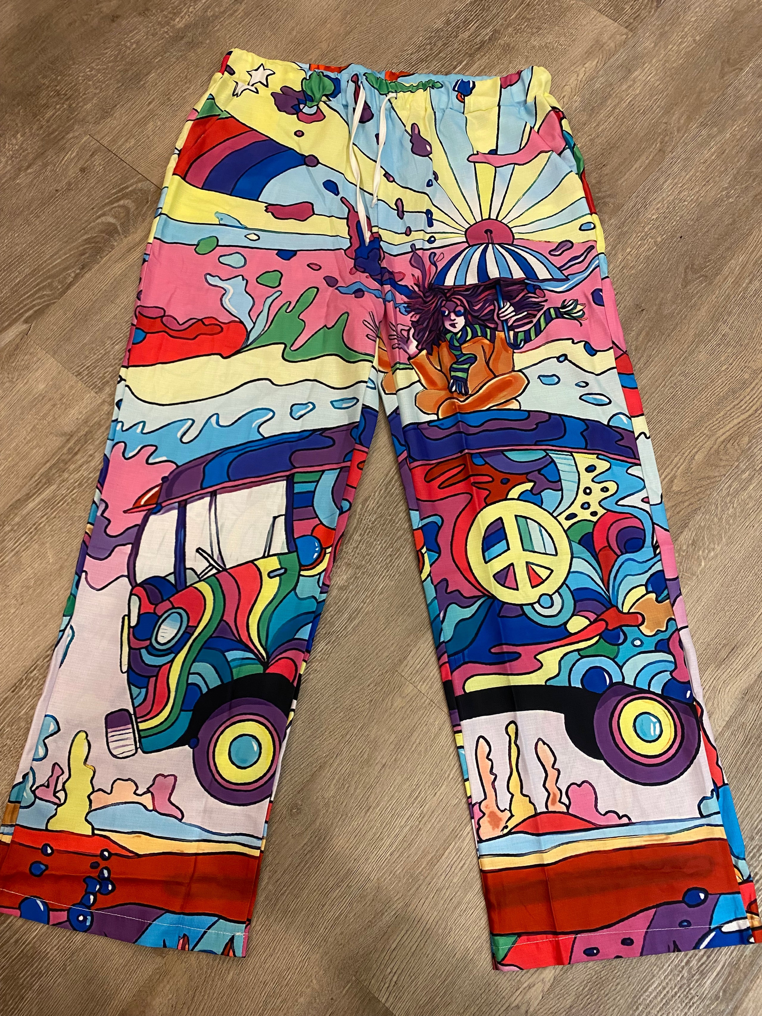 Hippie VW Bus Pants XL Capital Hippie Hippie VW Bus Pants XL Capital Hippie
